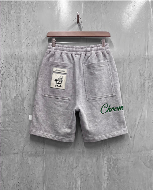 EMBROIDERED SWEATSHORTS [EMERALD]