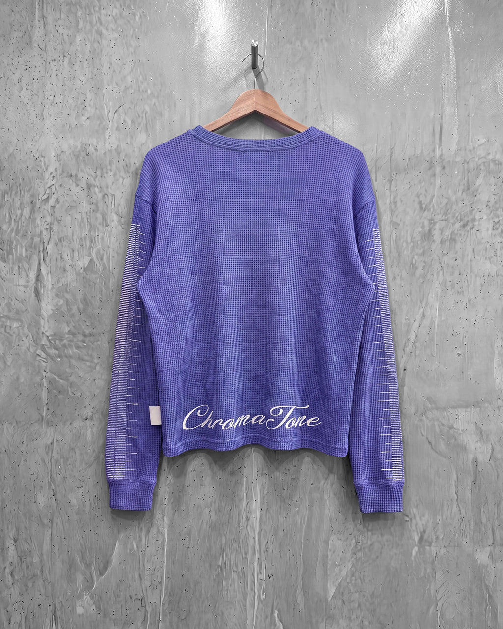 JAPANESE INDIGO WAFFLE KNIT