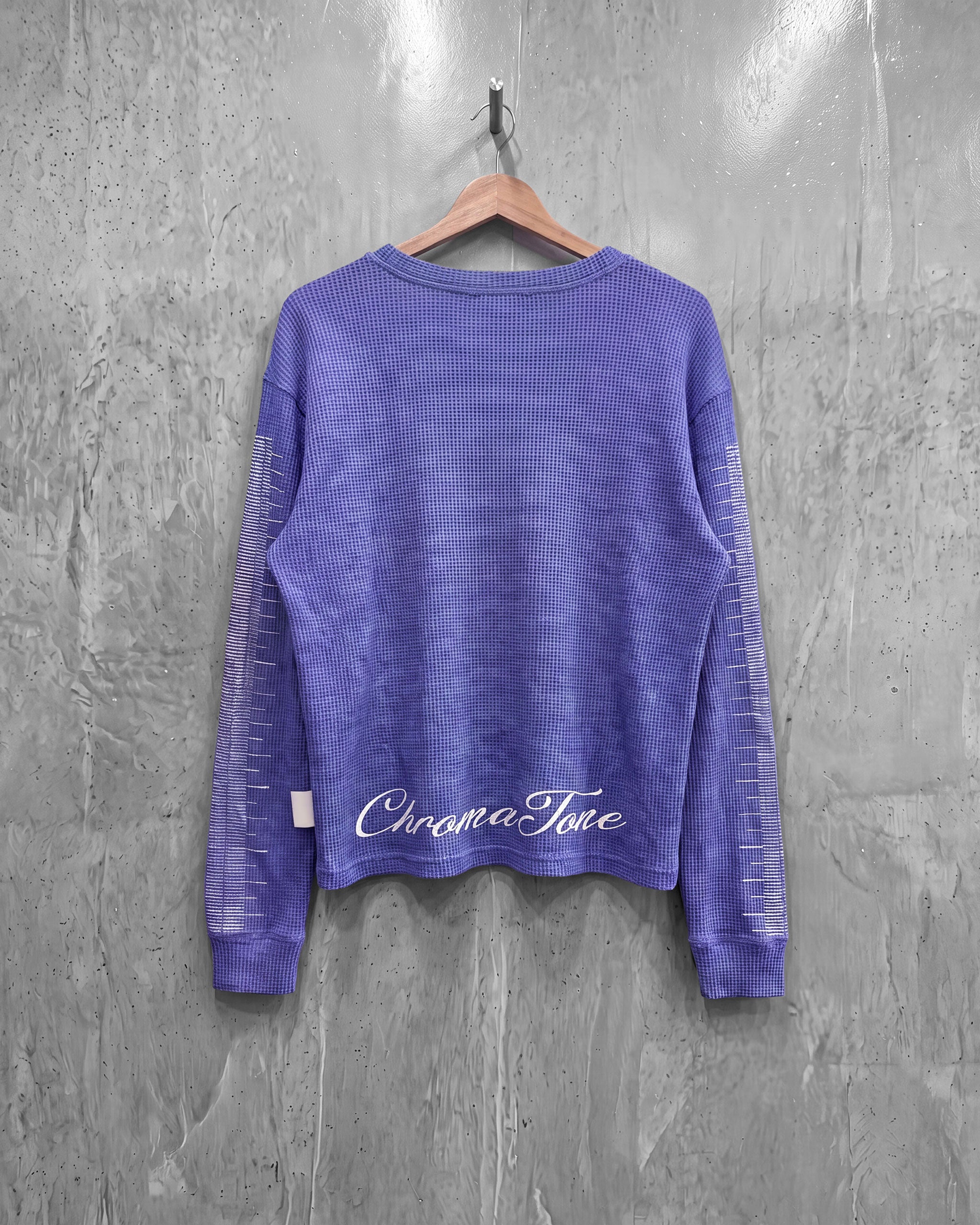 JAPANESE INDIGO WAFFLE KNIT