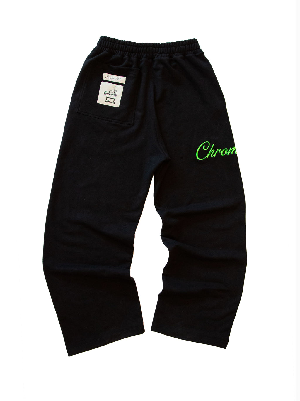 RAISED EMBROIDERY SWEATPANTS