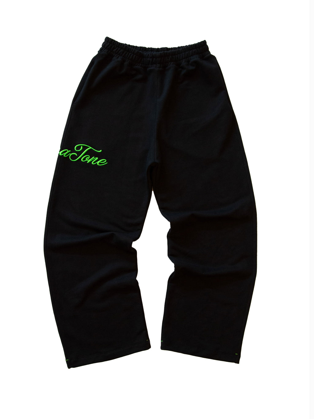 RAISED EMBROIDERY SWEATPANTS