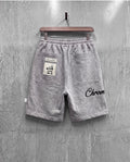 EMBROIDERED SWEATSHORTS [BLACK]
