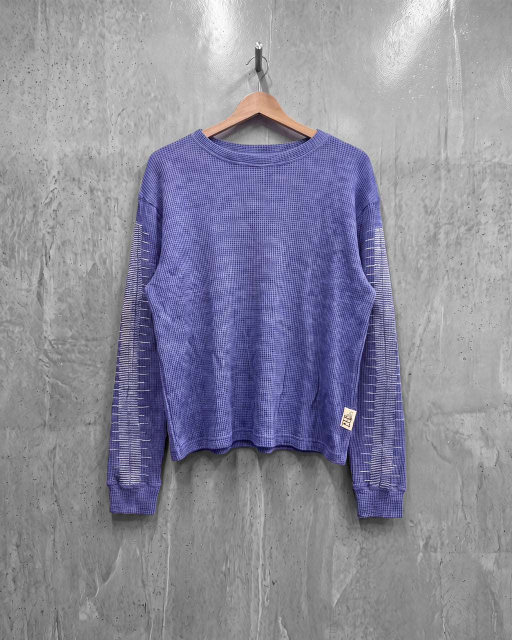 JAPANESE INDIGO WAFFLE KNIT