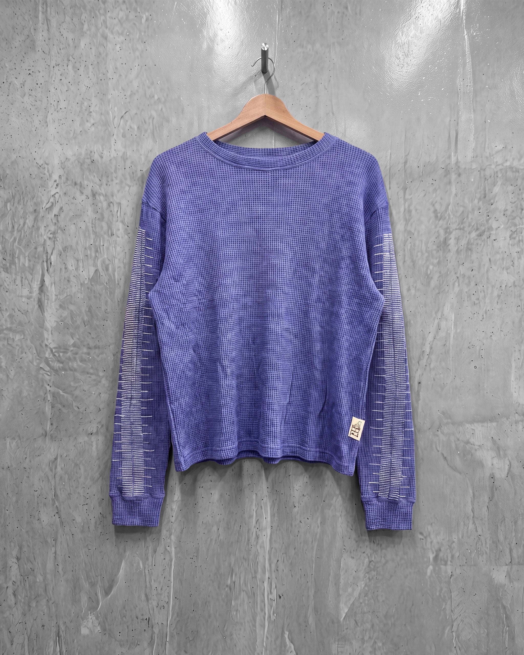 JAPANESE INDIGO WAFFLE KNIT